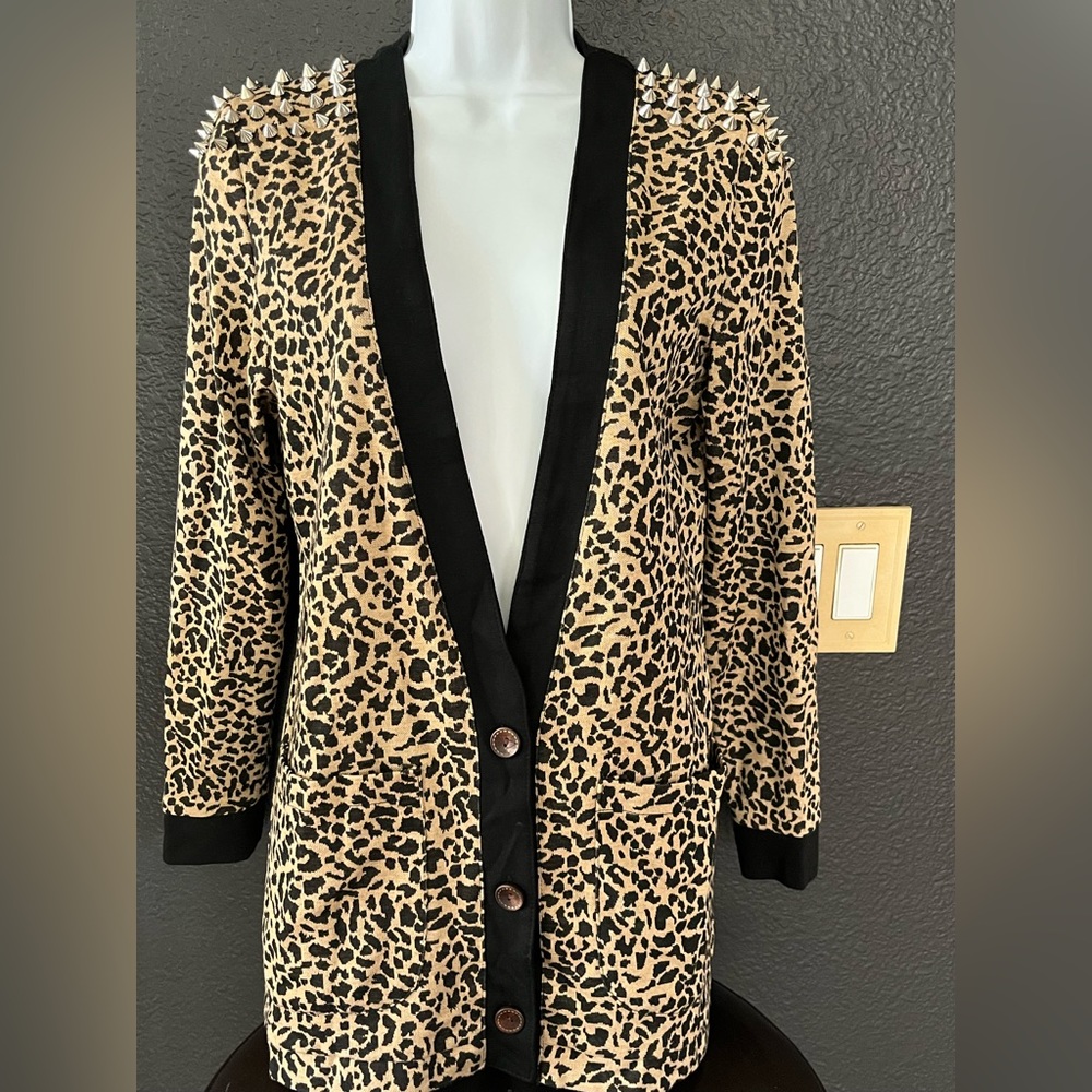 Animal print Vintage Blazer